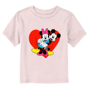 Toddler's Mickey & Friends Hugging Hearts Retro T-Shirt