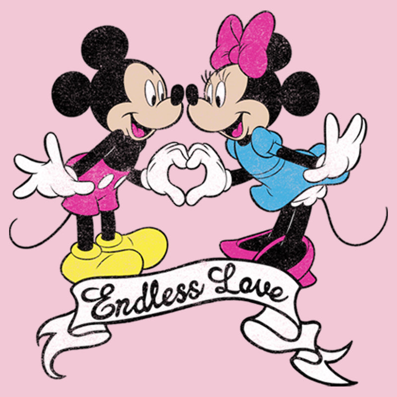 Girl's Mickey & Friends Mickey and Minnie Endless Love T-Shirt