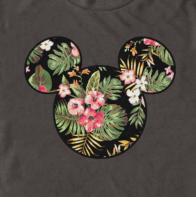 Men's Mickey & Friends Floral Face T-Shirt