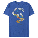 Men's Mickey & Friends Donald Duck Angry Jump T-Shirt