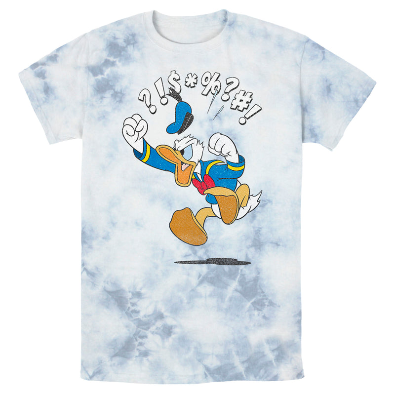 Men's Mickey & Friends Donald Duck Angry Jump T-Shirt