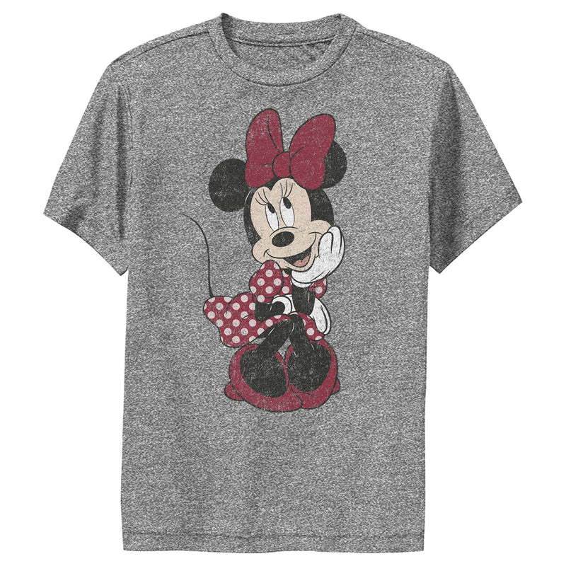 Boy's Mickey & Friends Polka Dot Minnie Performance Tee