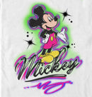 Men's Mickey & Friends Airbrushed Signature T-Shirt