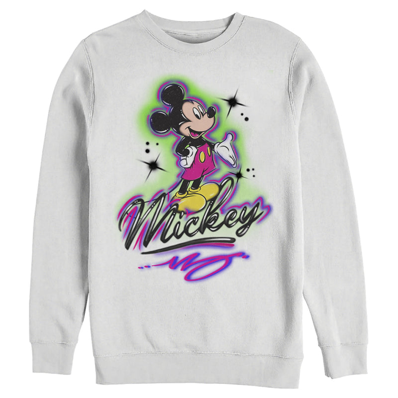 Men's Mickey & Friends Airbrushed Signature Sweatshirt