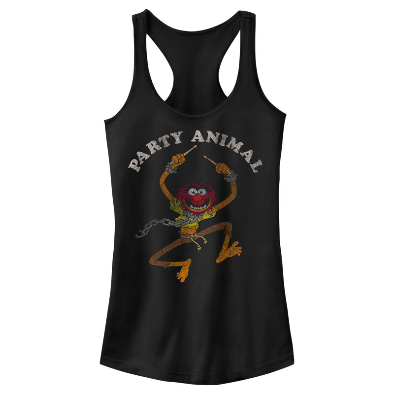 Junior's The Muppets Animal Party Racerback Tank Top