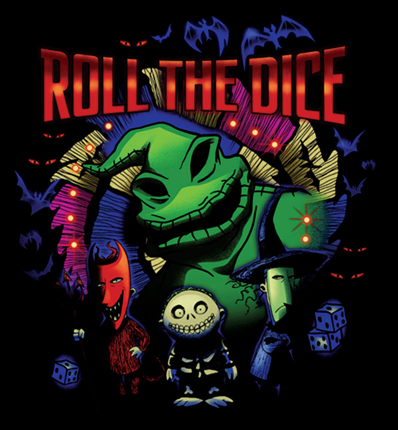 Junior's The Nightmare Before Christmas Oogie Boogie Roll The Dice T-Shirt