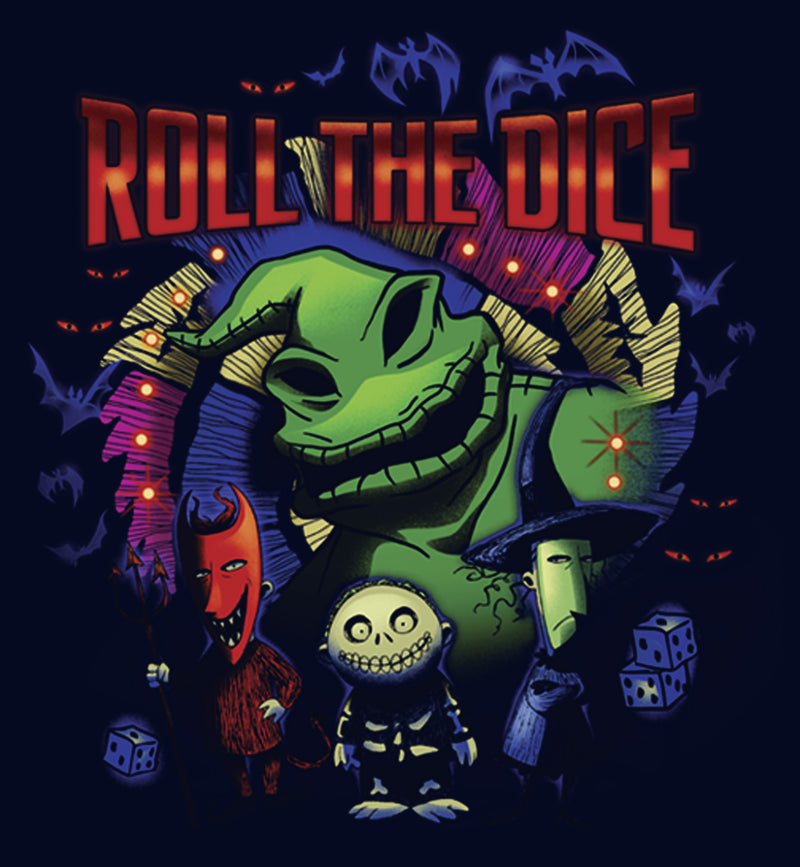 Junior's The Nightmare Before Christmas Oogie Boogie Roll The Dice T-Shirt