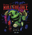 Junior's The Nightmare Before Christmas Halloween Oogie Roll The Dice Racerback Tank Top