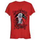 Junior's The Nightmare Before Christmas Jack Skellington What a Wonderful Nightmare T-Shirt