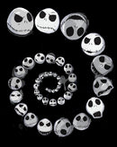 Men's The Nightmare Before Christmas Jack Skellington Faces Spiral T-Shirt