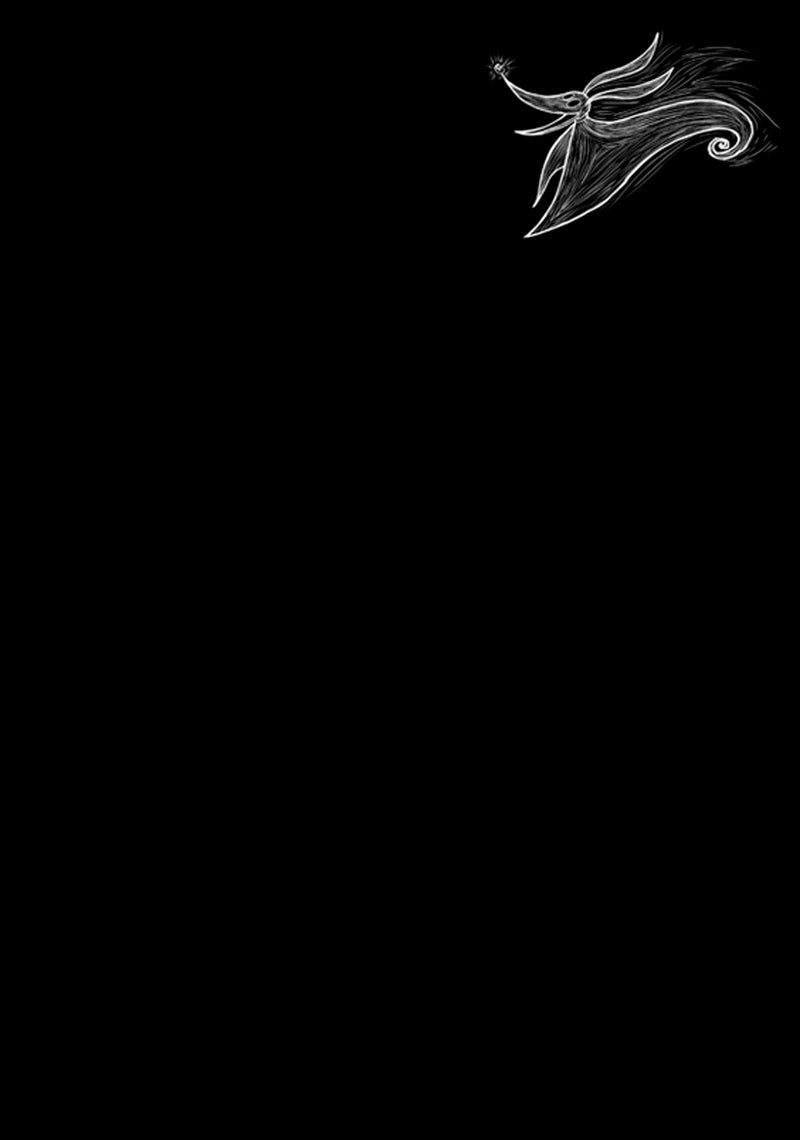 Men's The Nightmare Before Christmas Halloween Zero Pocket Scribble T-Shirt