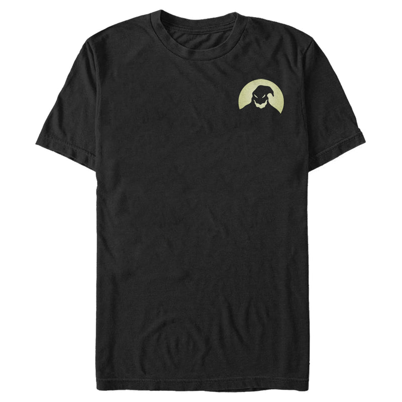 Men's The Nightmare Before Christmas Oogie Boogie Full Moon Small Portrait T-Shirt