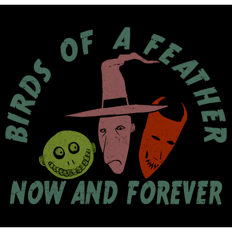 Men's The Nightmare Before Christmas Birds of a Feather Now and Forever T-Shirt