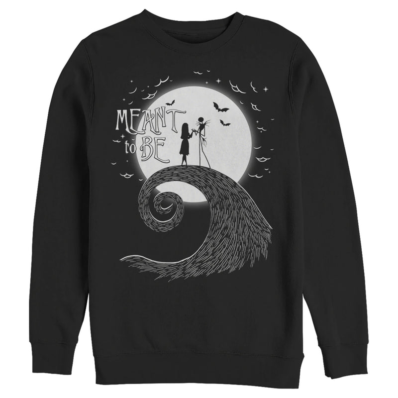 Men's The Nightmare Before Christmas Halloween Jack Skellington Sally Meant to Be Sweatshirt