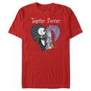 Men's The Nightmare Before Christmas Jack and Sally Together Forever T-Shirt