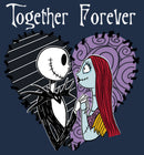 Men's The Nightmare Before Christmas Jack and Sally Together Forever Long Sleeve Shirt