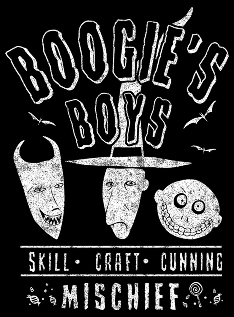 Men's The Nightmare Before Christmas Halloween Lock Shock and Barrel Boogie's Boys T-Shirt