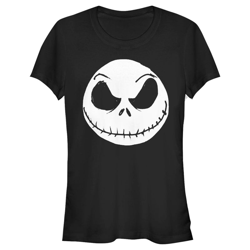 Junior's The Nightmare Before Christmas Jack Skellington Portrait T-Shirt