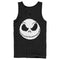 Men's The Nightmare Before Christmas Halloween Jack Skellington Big Face Tank Top