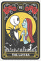 Women's The Nightmare Before Christmas The Lovers Tarot Card T-Shirt