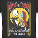 Junior's The Nightmare Before Christmas The Lovers Tarot Card T-Shirt