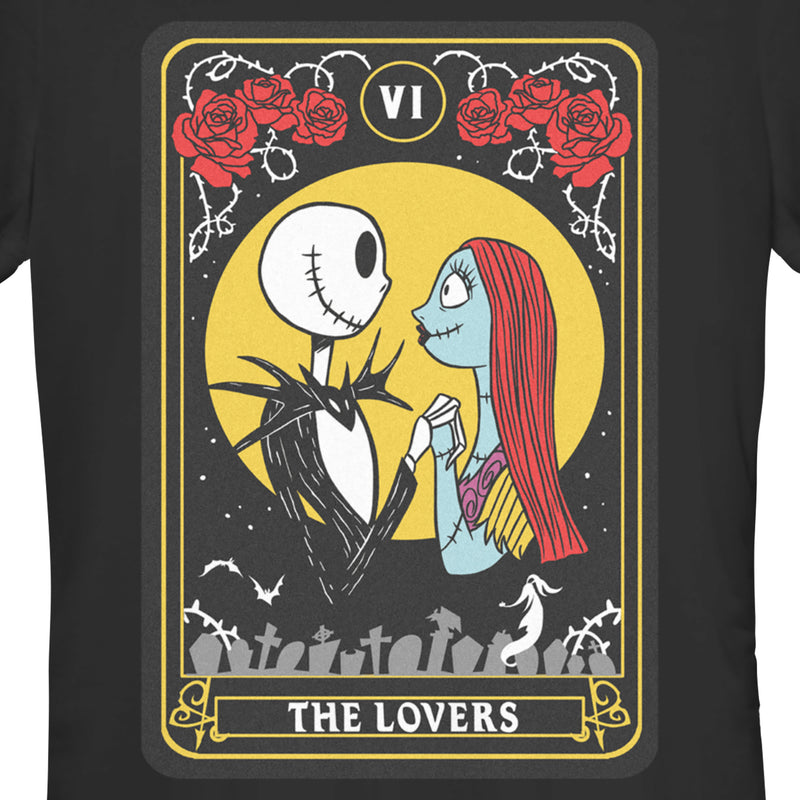 Junior's The Nightmare Before Christmas The Lovers Tarot Card T-Shirt