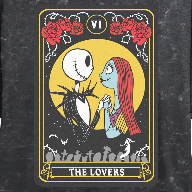 Junior's The Nightmare Before Christmas VI The Lovers Tarot Card T-Shirt