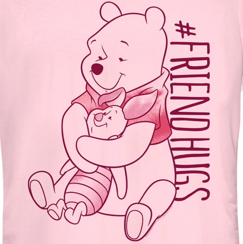 Junior's Winnie the Pooh Friend Hugs T-Shirt