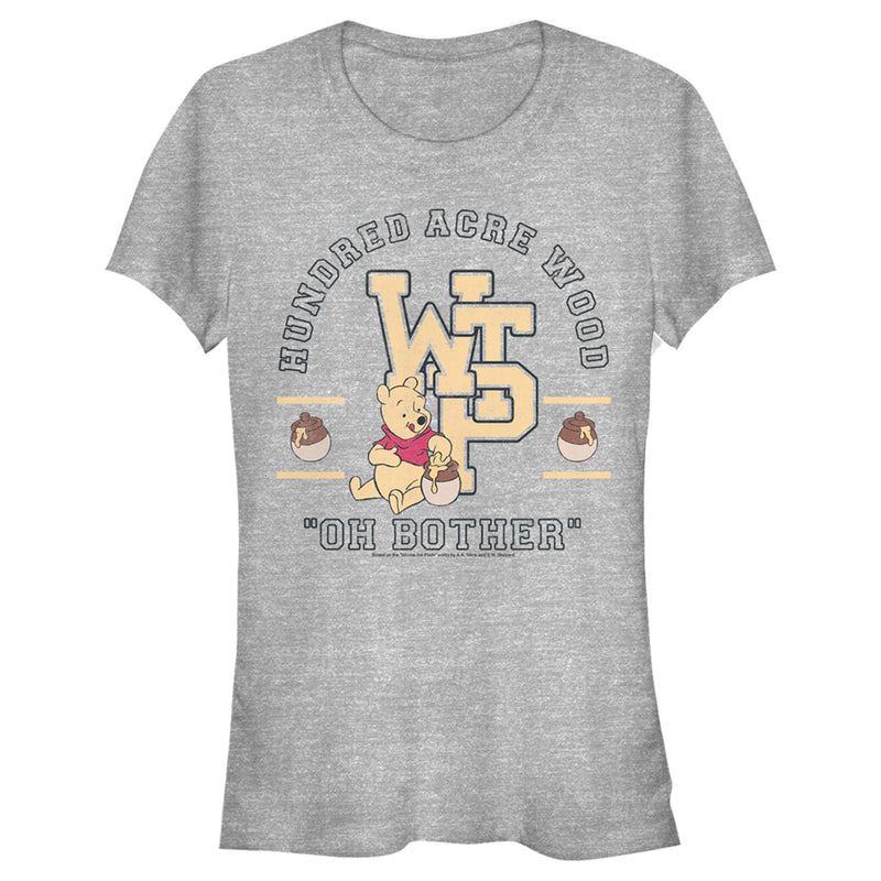 Junior's Winnie the Pooh Bear Collegiate T-Shirt