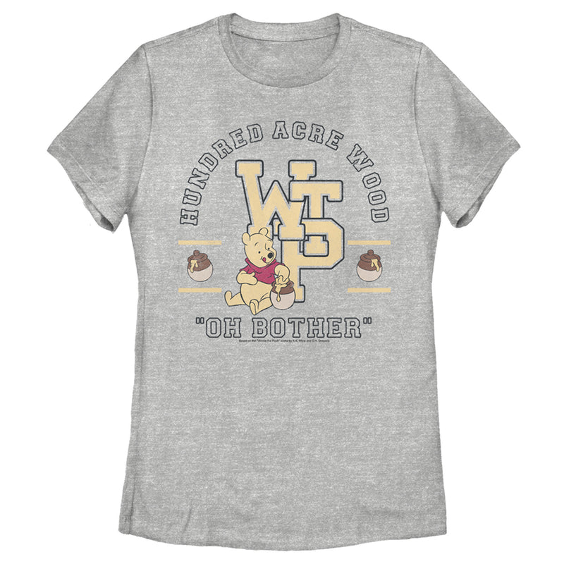 Women's Winnie the Pooh Bear Collegiate T-Shirt