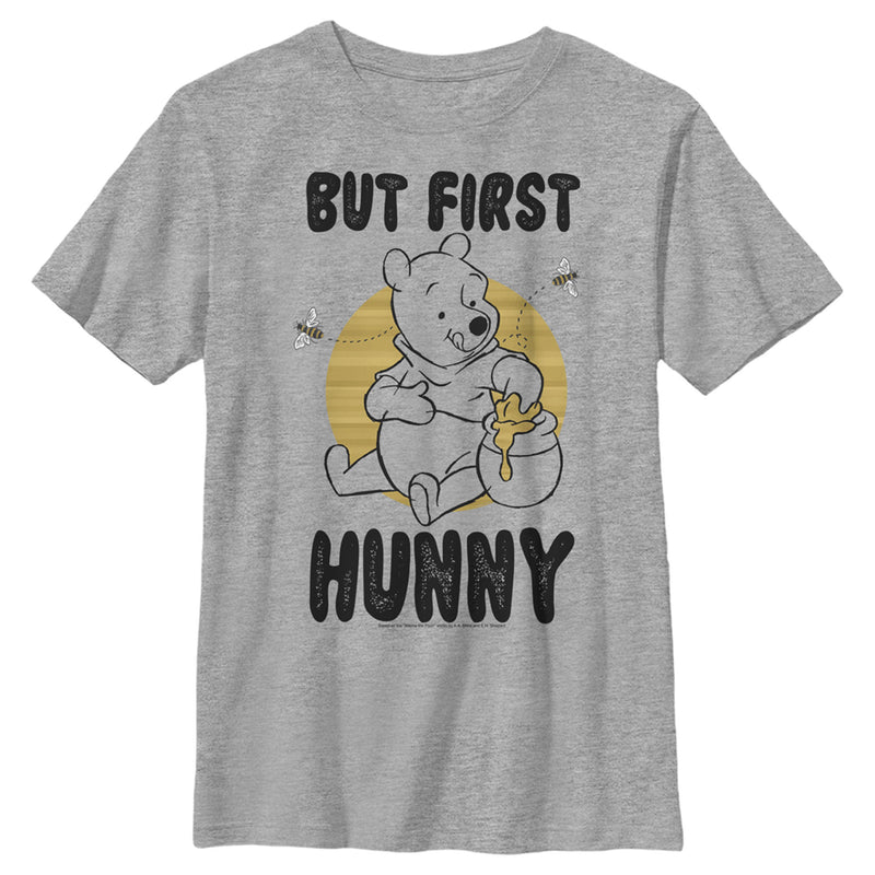 Boy's Winnie the Pooh But First, Hunny T-Shirt