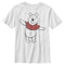 Boy's Winnie the Pooh Bear Sketch With Red Shirt T-Shirt