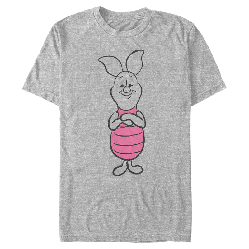 Men's Winnie the Pooh Piglet Sketch T-Shirt