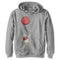 Boy's Winnie the Pooh Bear In Flight With Red Balloon Pull Over Hoodie