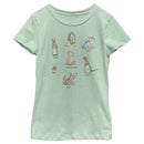 Girl's Winnie the Pooh Bear Collegiate T-Shirt