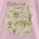 Girl's Winnie the Pooh 100 Acre Woods Map T-Shirt