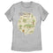 Women's Winnie the Pooh 100 Acre Woods Map T-Shirt