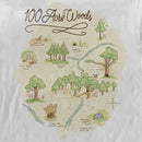 Men's Winnie the Pooh 100 Acre Woods Map Long Sleeve Shirt