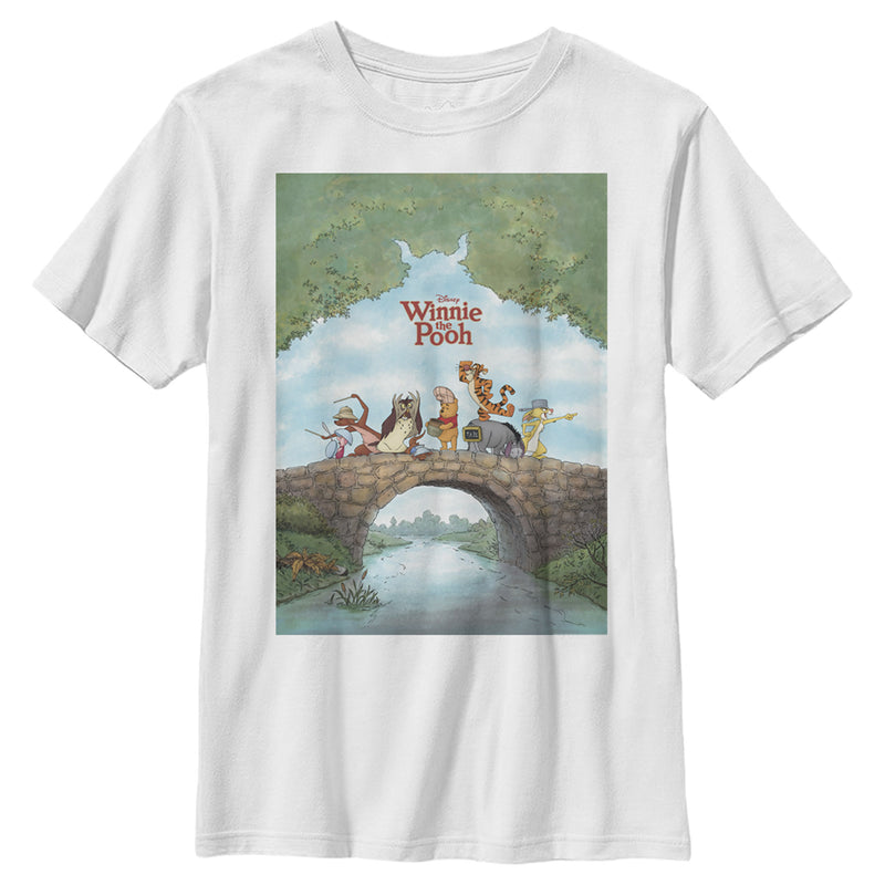 Boy's Winnie the Pooh Scene Panels T-Shirt