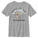 Boy's Winnie the Pooh Piglet Bring On The Sunshine T-Shirt