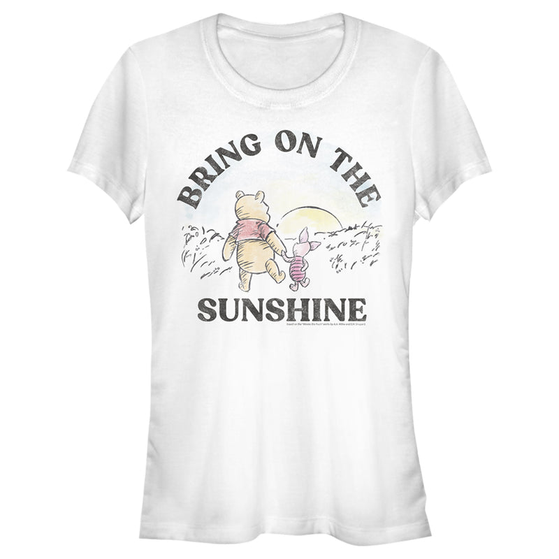 Junior's Winnie the Pooh Bring on the Sunshine T-Shirt