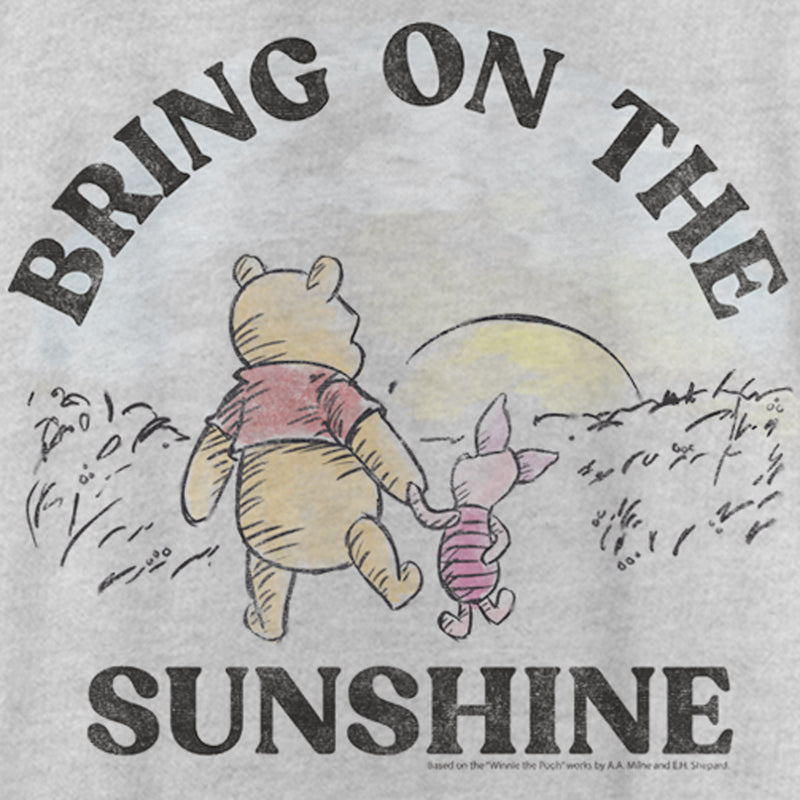 Women's Winnie the Pooh Bring on the Sunshine Racerback Tank Top