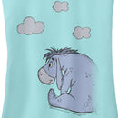 Junior's Winnie the Pooh Cloudy Eeyore Racerback Tank Top