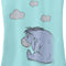 Junior's Winnie the Pooh Cloudy Eeyore Racerback Tank Top