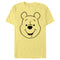 Men's Winnie the Pooh Smiling Face Outline T-Shirt