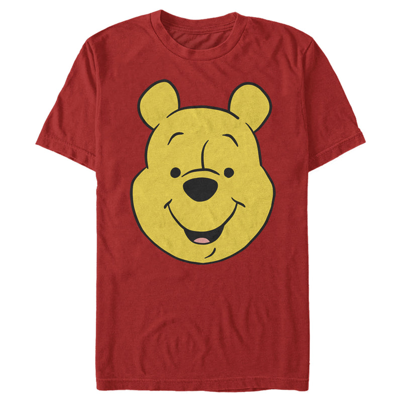 Men's Winnie the Pooh Bear Big Face T-Shirt