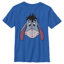 Boy's Winnie the Pooh Eeyore Face Portrait T-Shirt