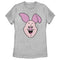 Women's Winnie the Pooh Piglet Big Face T-Shirt