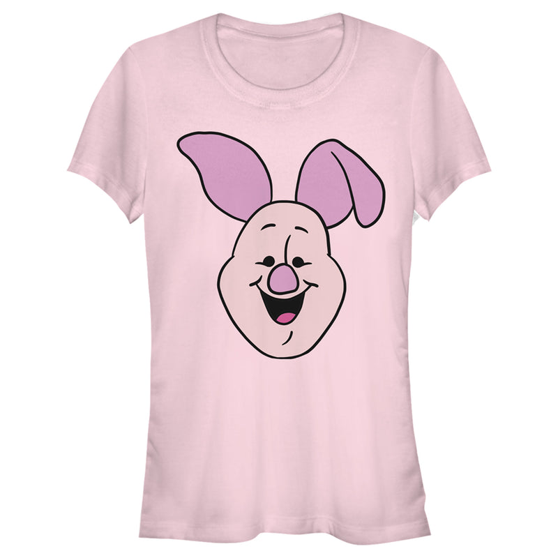 Junior's Winnie the Pooh Piglet Big Face T-Shirt