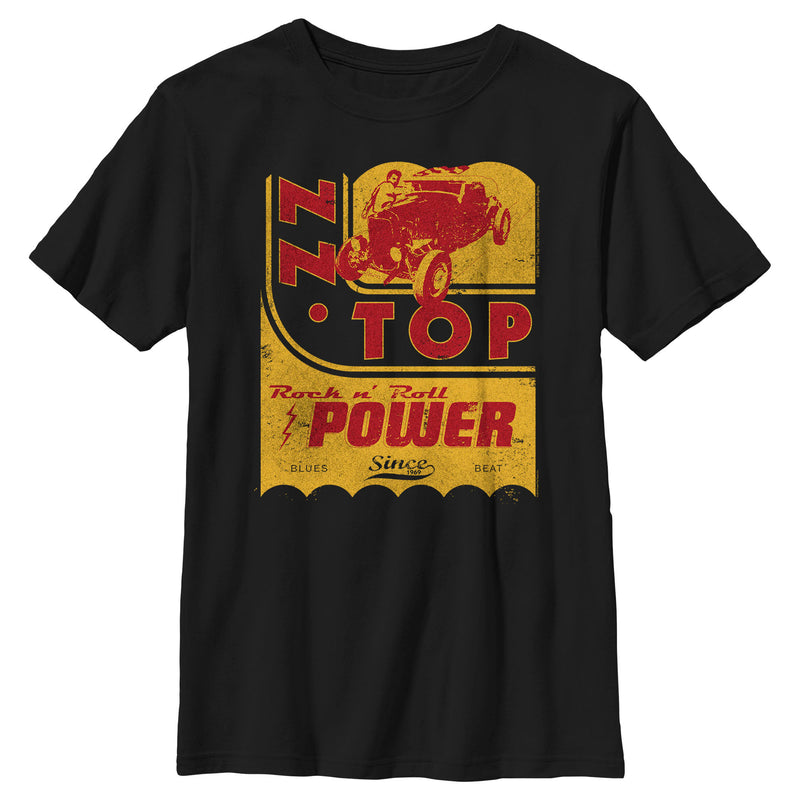 Boy's ZZ Top Rock n Roll Power T-Shirt